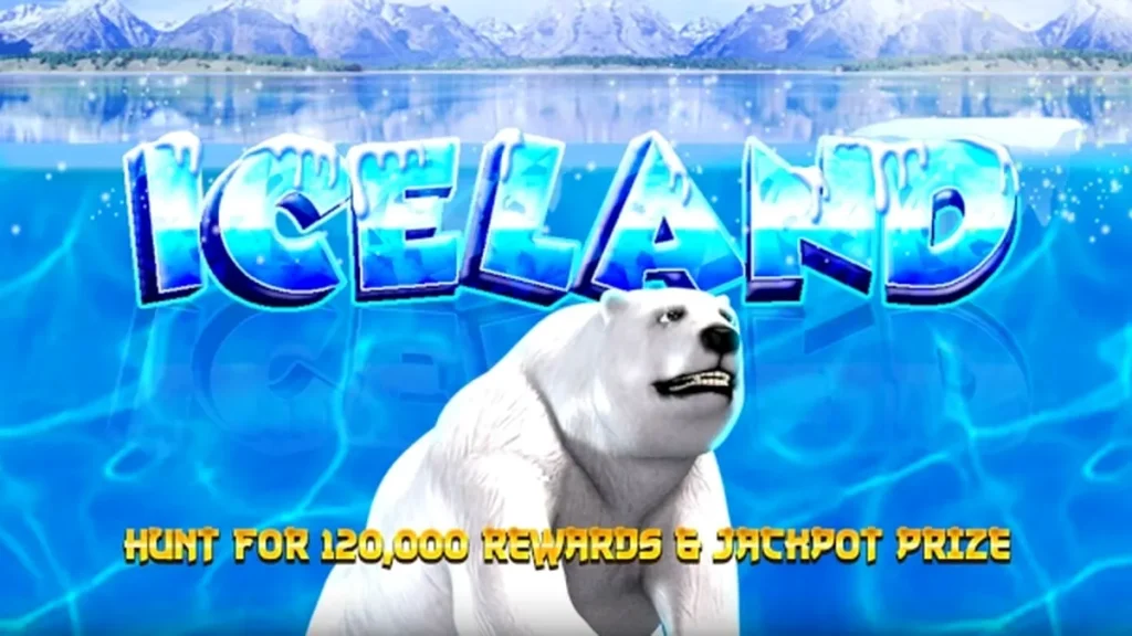Tampilan visual permainan slot Iceland dengan tema es dan fitur progresif