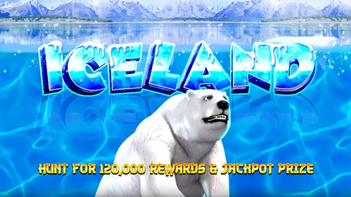 Tampilan visual permainan slot Iceland dengan tema es dan fitur progresif