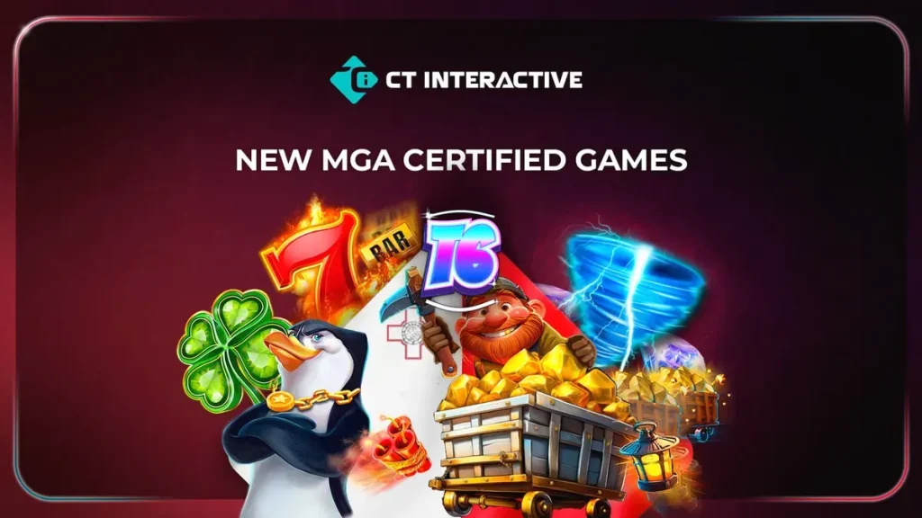 Tampilan antarmuka permainan slot modern dengan grafis cerah